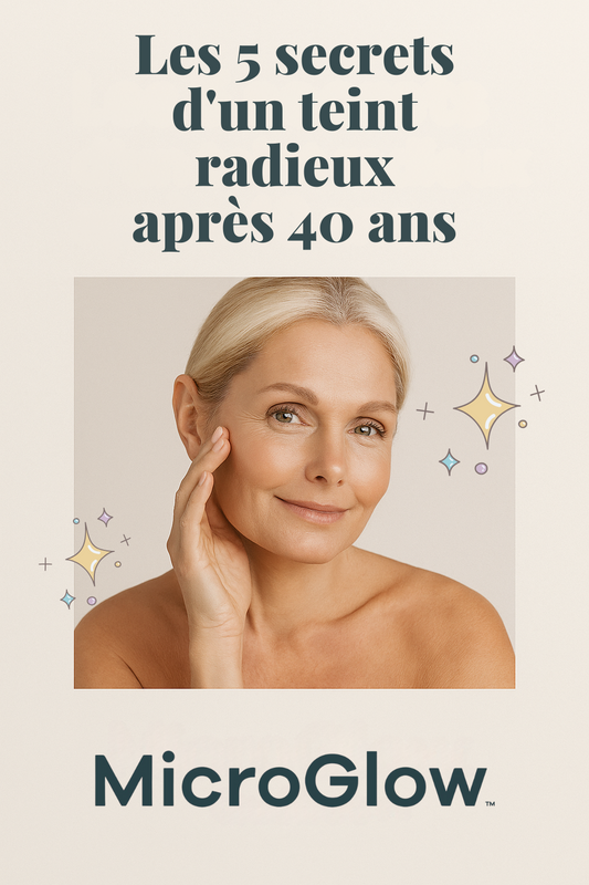 E-book skincare PDF “Les 5 secrets d’un teint radieux après 40 ans”